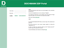 Tablet Screenshot of ddp.deichmann.com